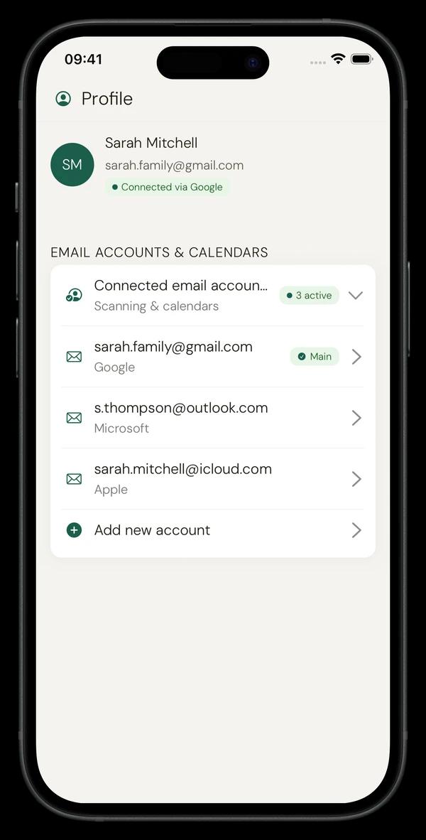 Connect your email accounts in NUET